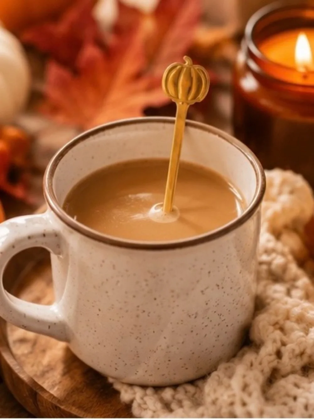 Pumpkin Stirring Spoons, Pumpkin Stirrer Spoons, Pumpkin Teaspoons, Fall Spoons